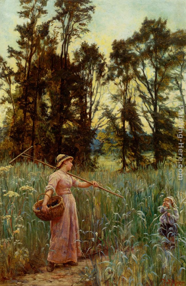 Not Far To Go painting - Frederick Morgan Not Far To Go art painting Not Far To Go painting - Frederick Morgan Not Far To Go art painting